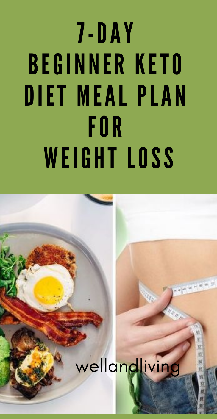 7-Day Beginner Keto Diet Meal Plan for Weight Loss - Saayla